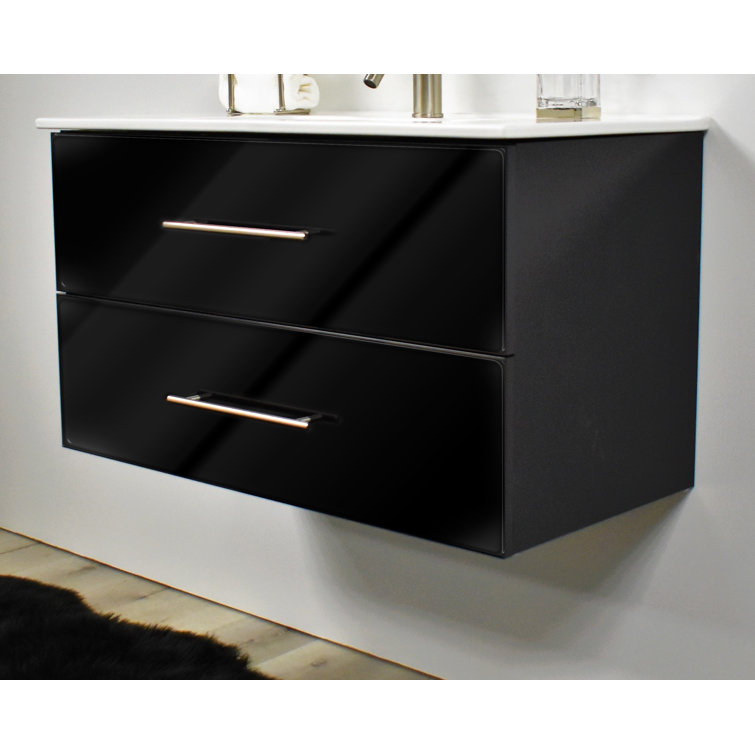 Latitude Run® Munnsville 36" WallMounted Single Bathroom Vanity Set